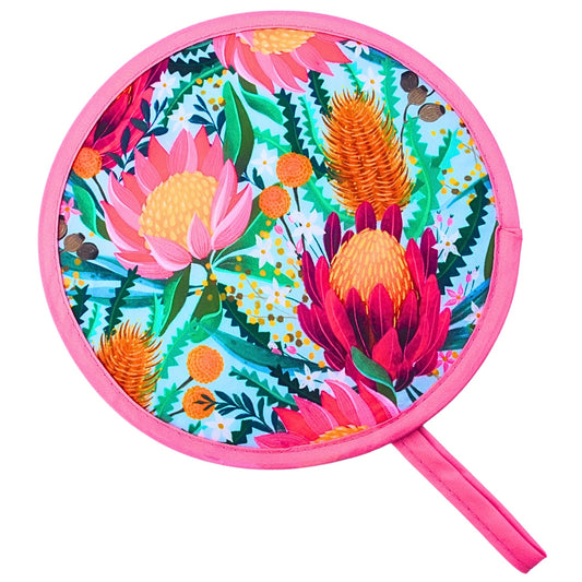 Eco-Friendly Wild Protea Twist Fan
