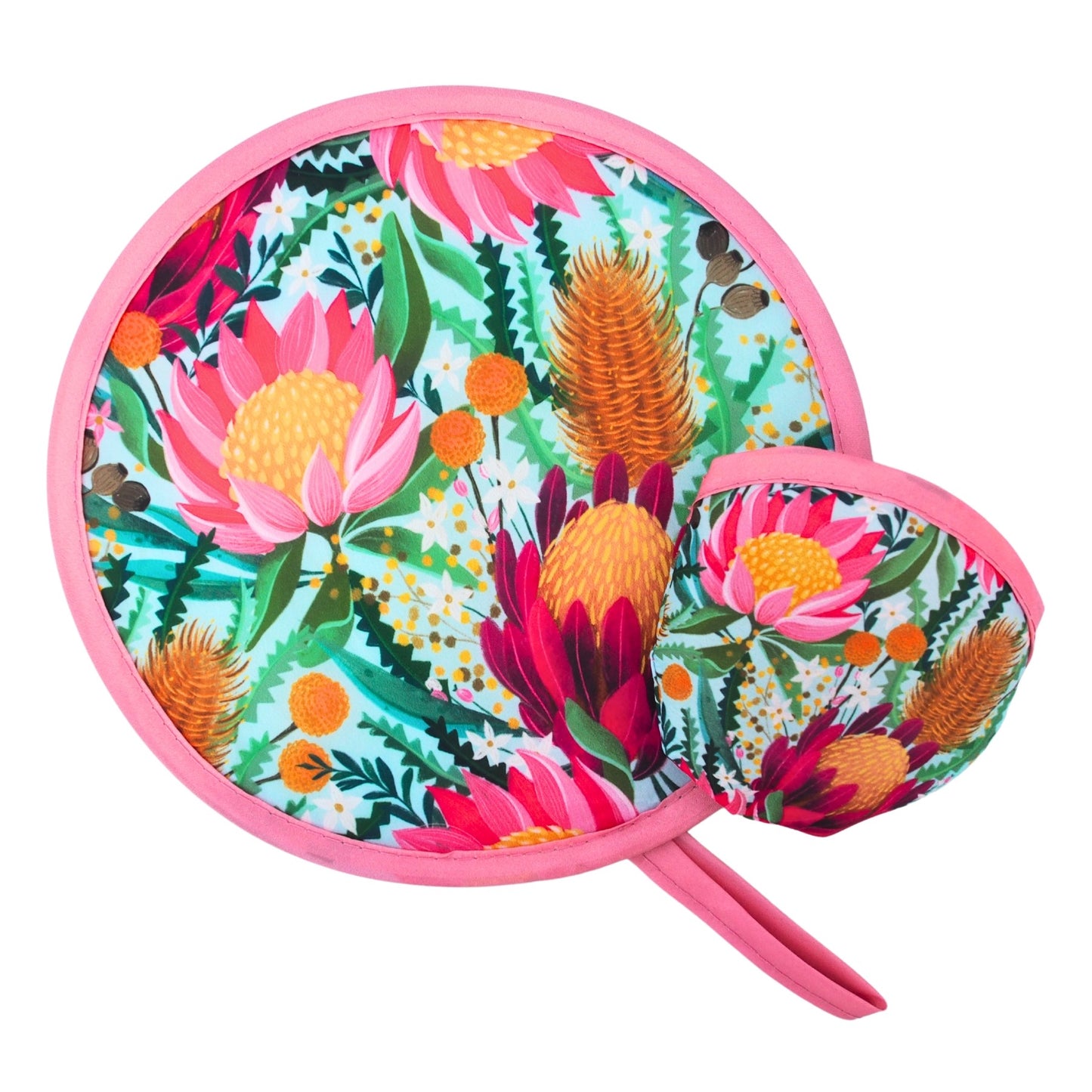 Eco-Friendly Wild Protea Twist Fan