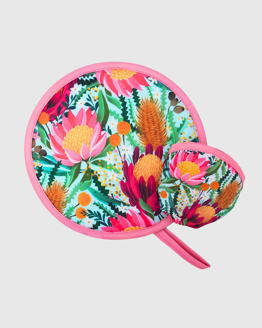 Eco-Friendly Wild Protea Twist Fan