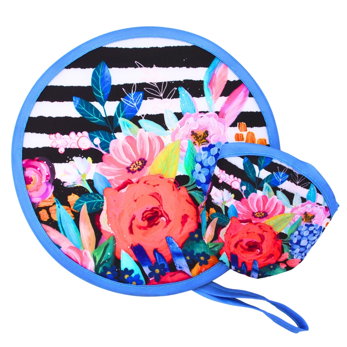 Eco-Friendly Midnight Garden Twist Fan