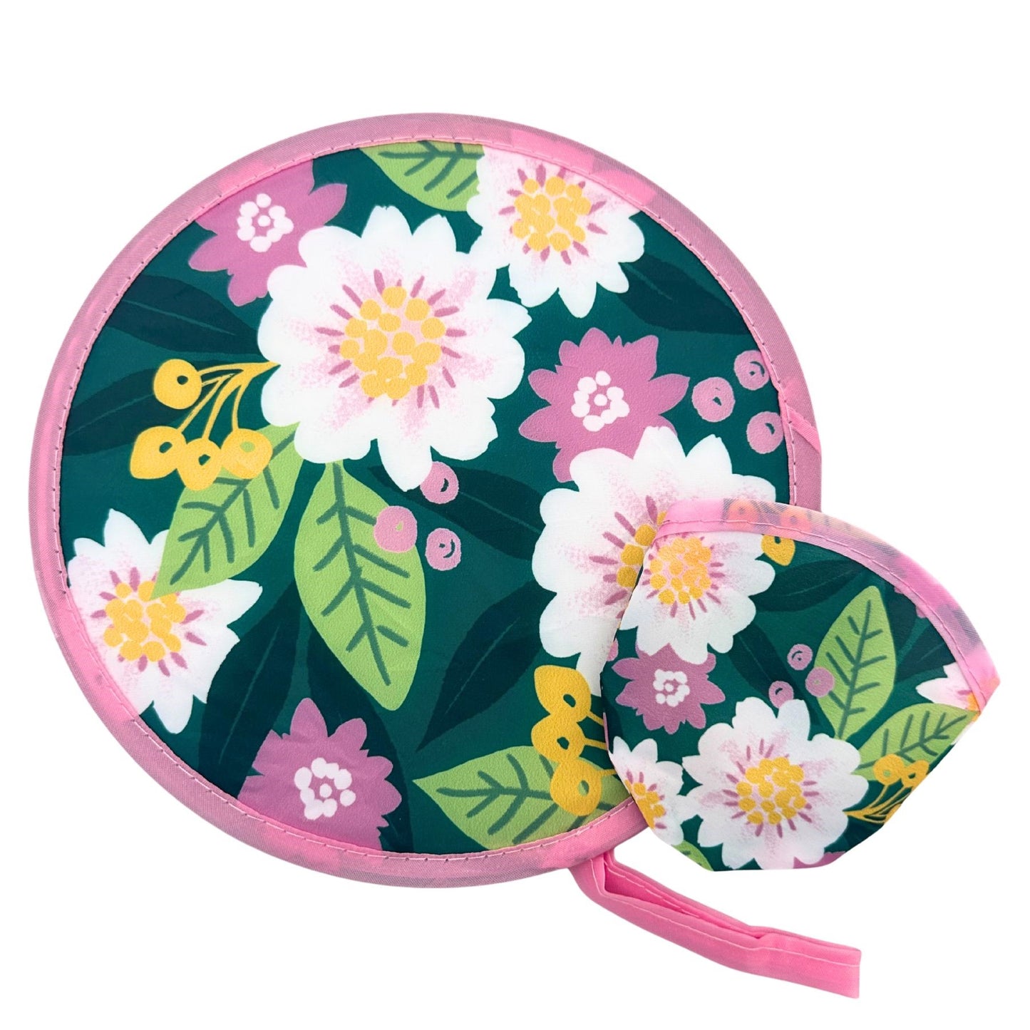Eco-Friendly Spring Blossom Twist Fan