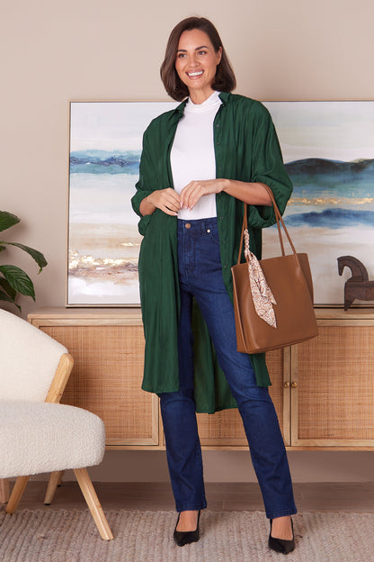 Faith Tote Bag & Clutch - Brown