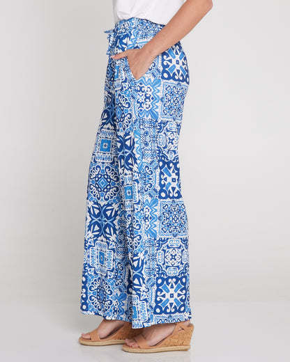 Tammy Stretch Jersey Pants - Seville Ceramic
