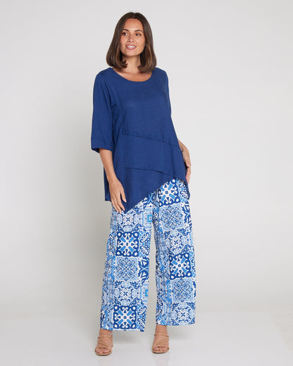 Tammy Stretch Jersey Pants - Seville Ceramic