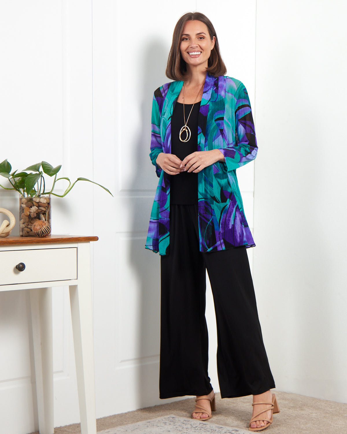 Naomi Mesh Jacket - Fluorite Prism