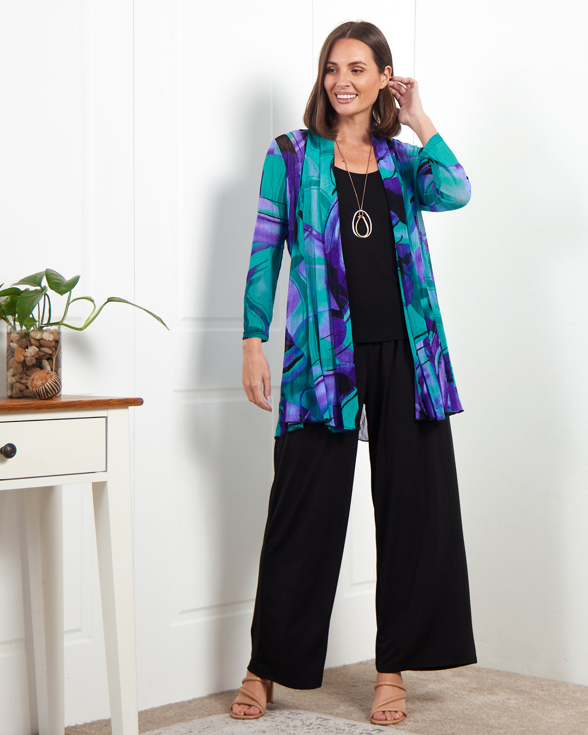 Naomi Mesh Jacket - Fluorite Prism