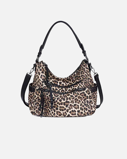 Tanya Shoulder Bag - Leopard Print