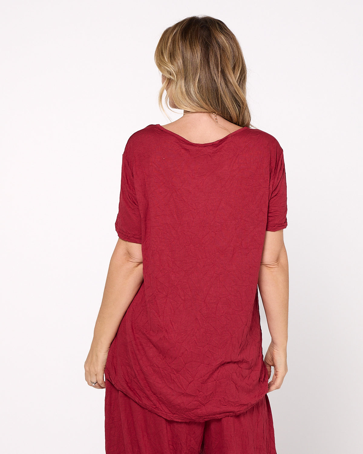 Jackie Top - Burgundy