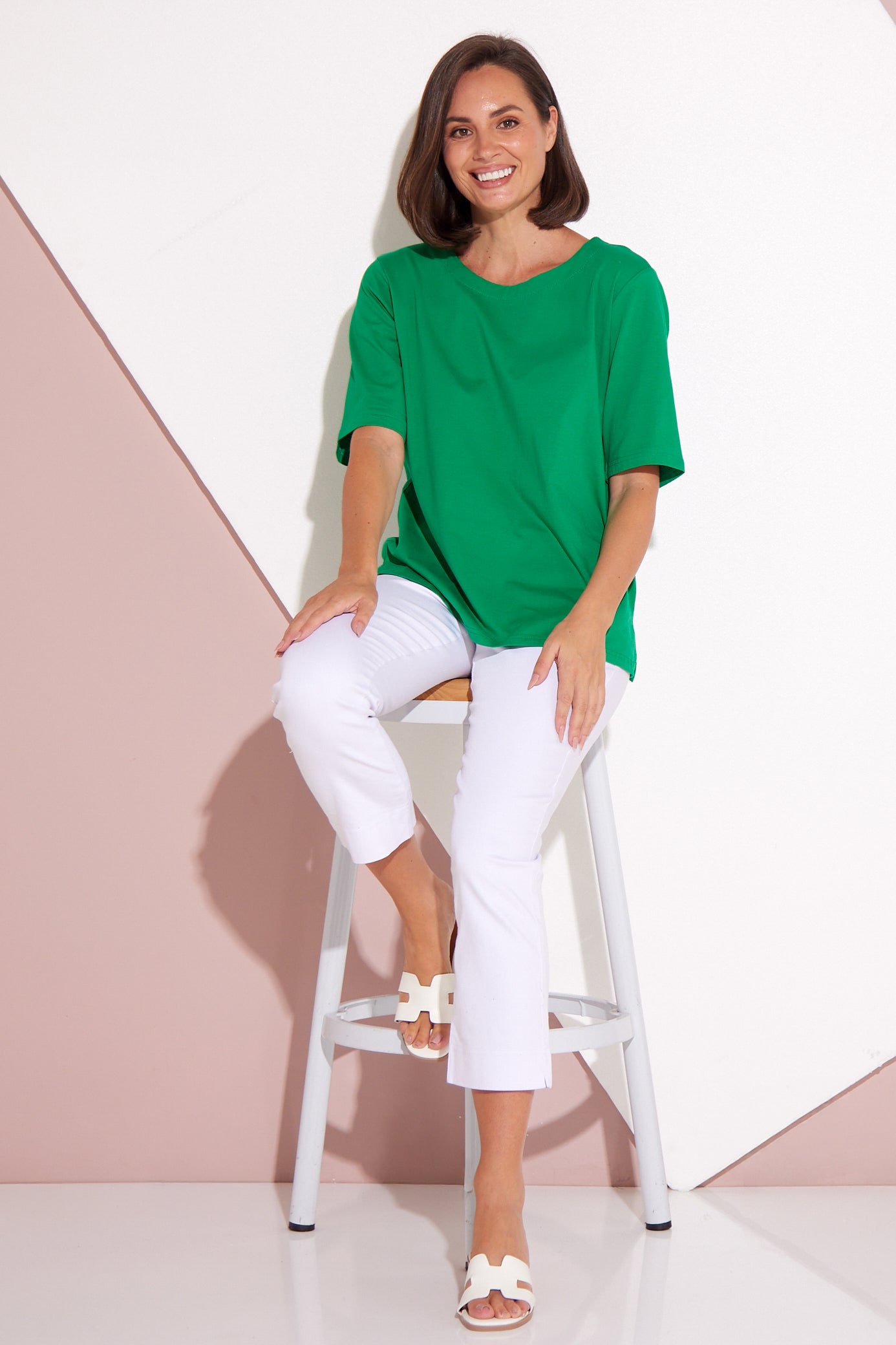The Essential Tee - Emerald