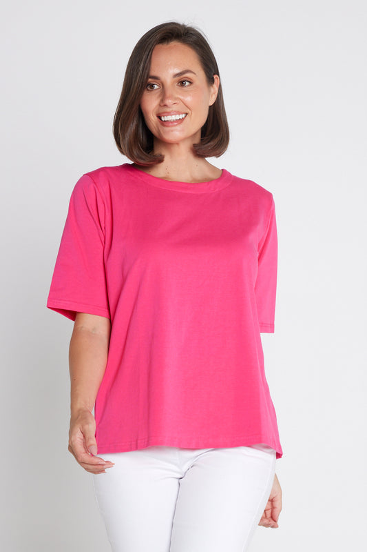 The Essential Tee - Hot Pink