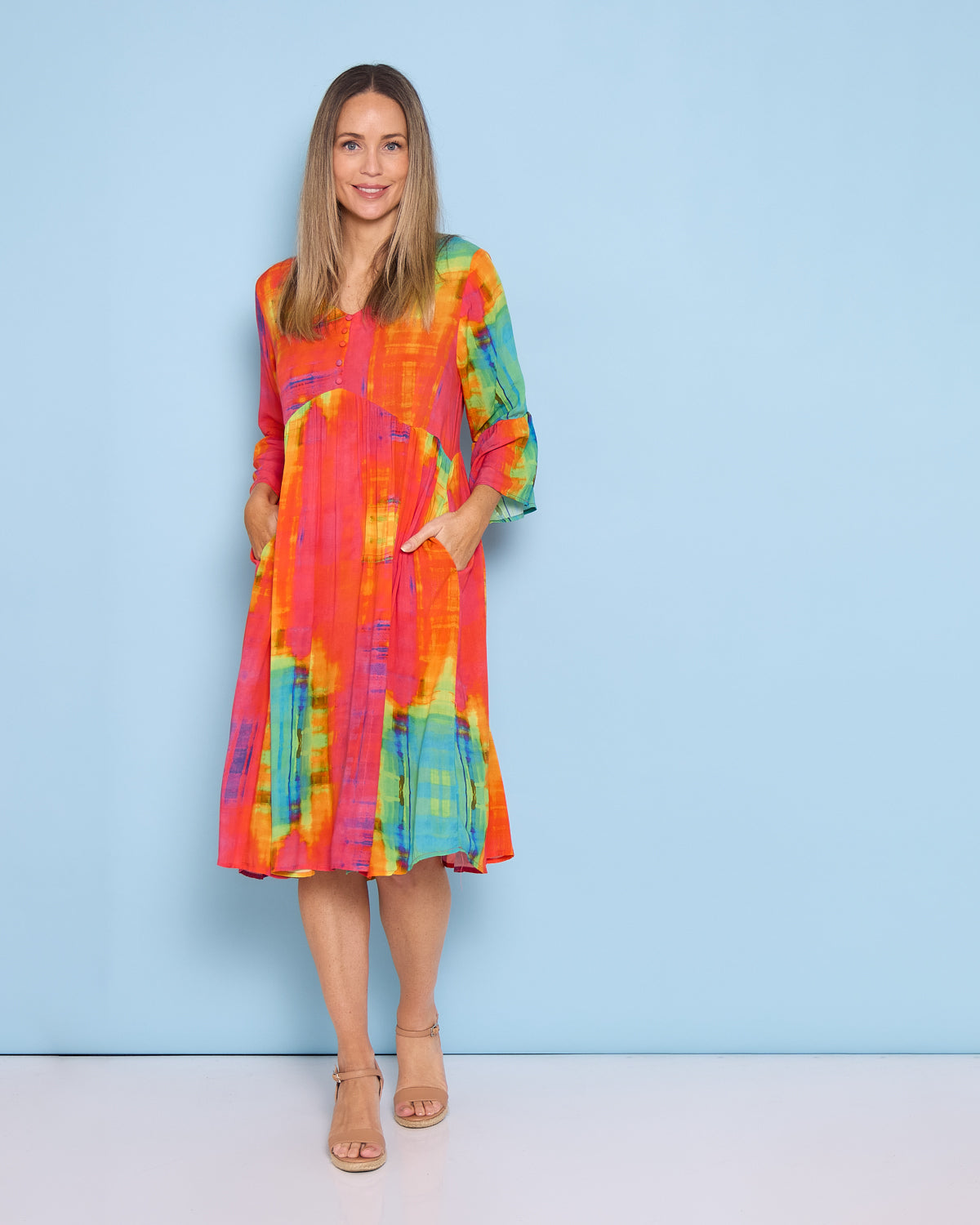 Tina Dress - Sunset Wash
