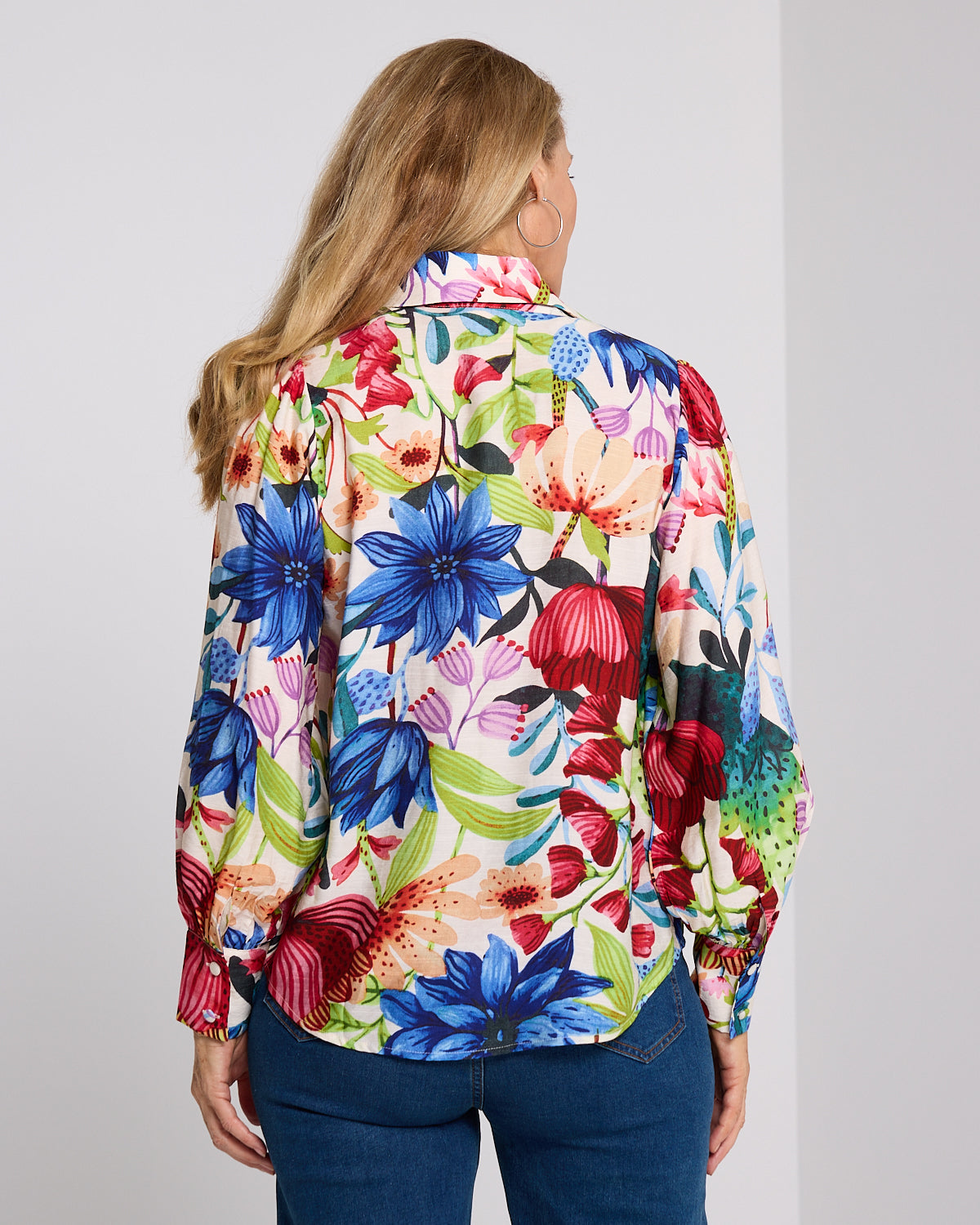 Bellevue Blouse - Botanical Bliss