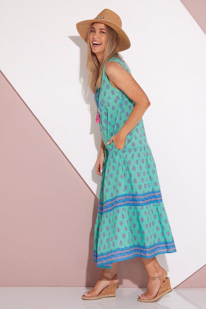 Toronto Maxi Dress - Sea