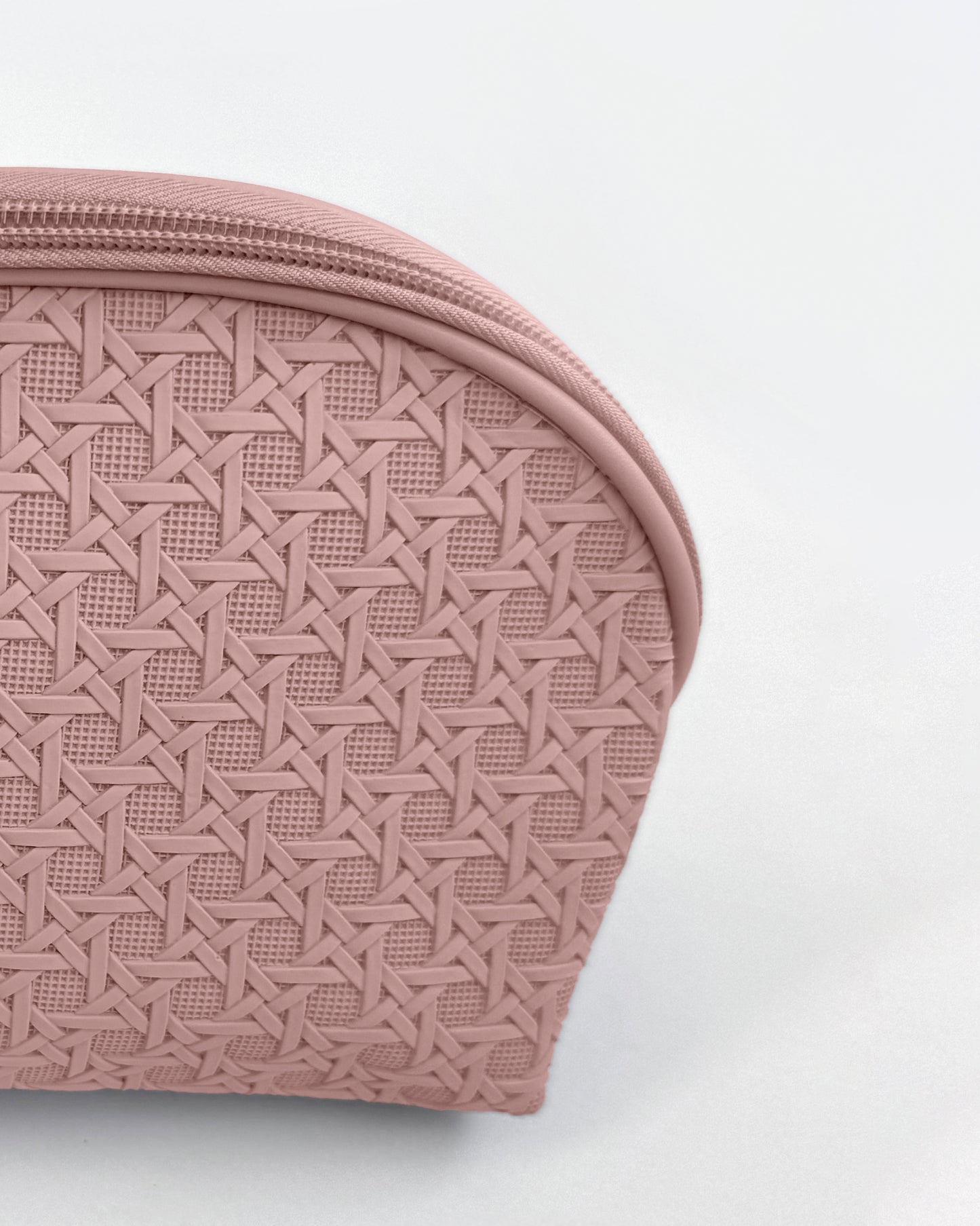 Tranquility Cosmetic Case - Peach Weave