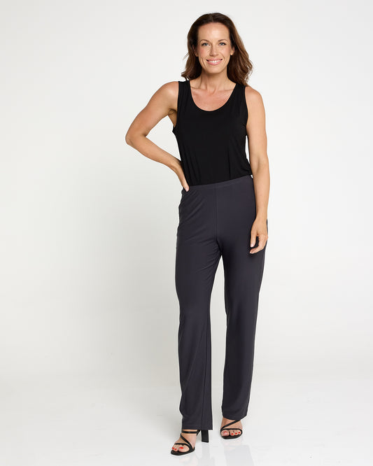 Travel Pants by Cordelia St - Charcoal