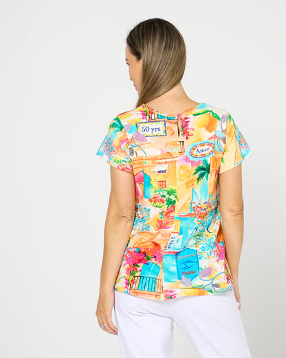 Contemporary Tee - Summer Print