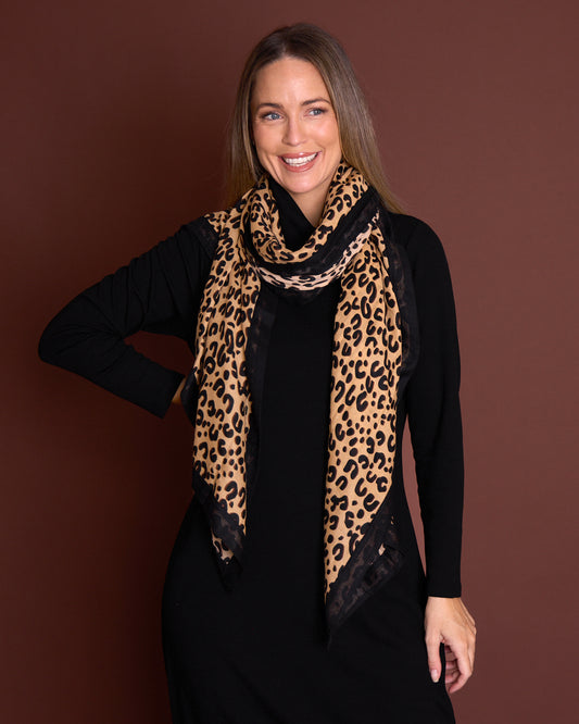 Savannah Scarf - Leopard
