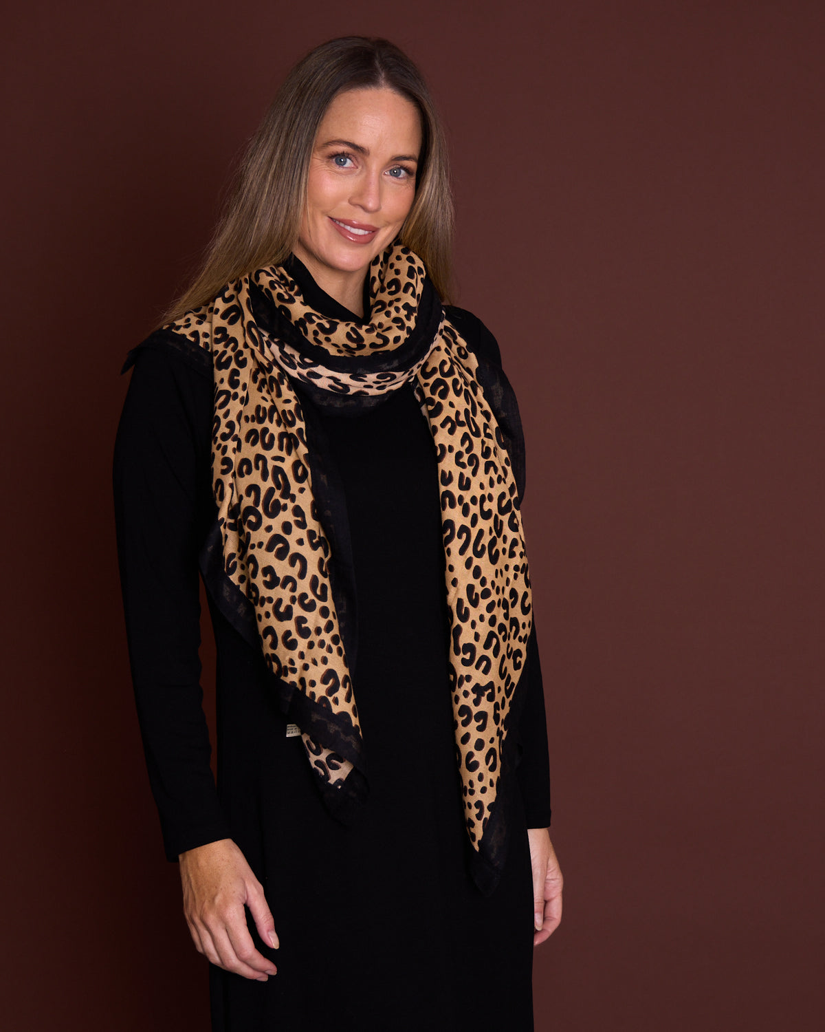 Savannah Scarf - Leopard