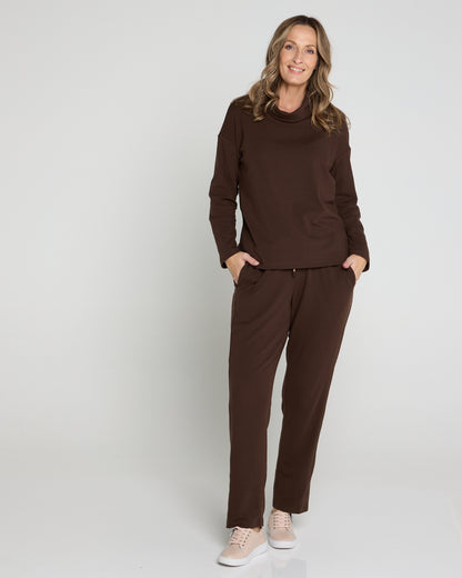 Weekend Life Fleece Pants - Chocolate