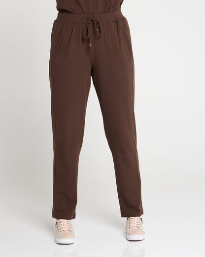 Weekend Life Fleece Pants - Chocolate