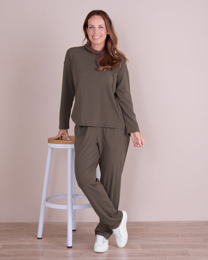 Weekend Life Fleece Pants - Mocha