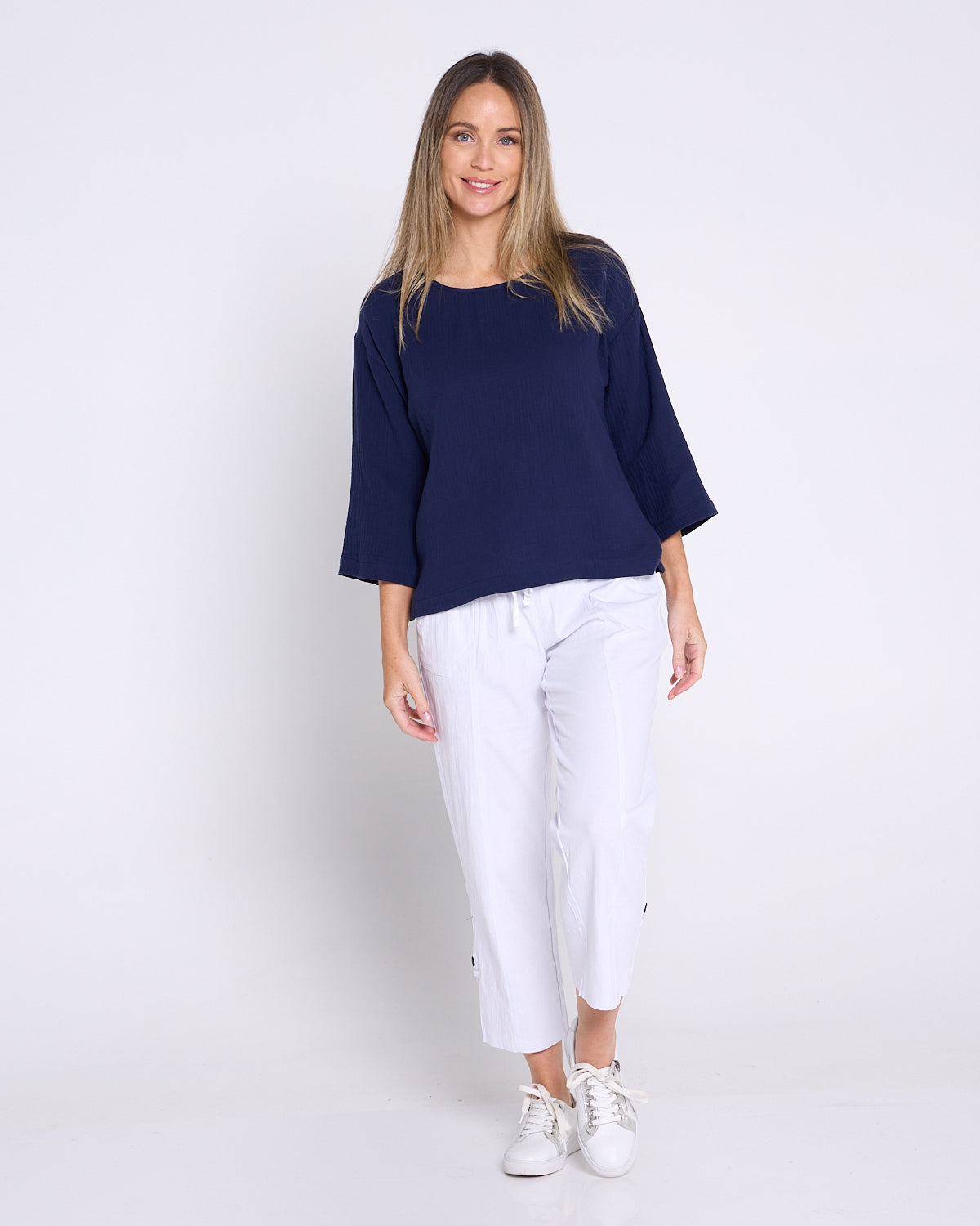 Sammy Cargo Capri - White