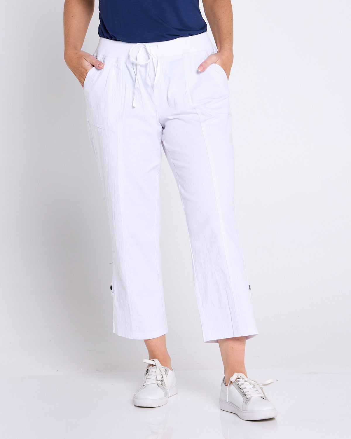 Sammy Cargo Capri - White