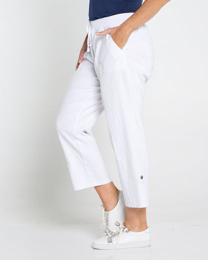 Sammy Cargo Capri - White