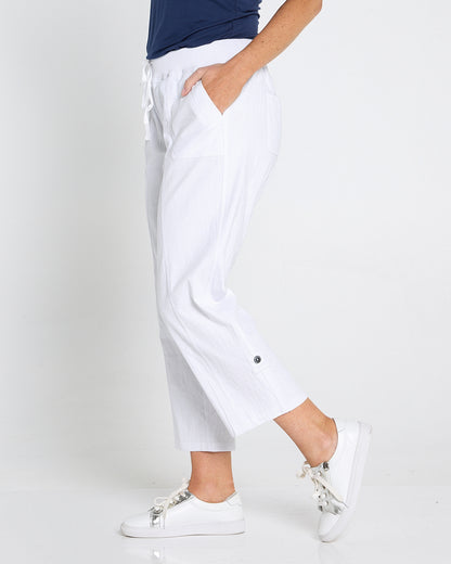Sammy Cargo Capri - White