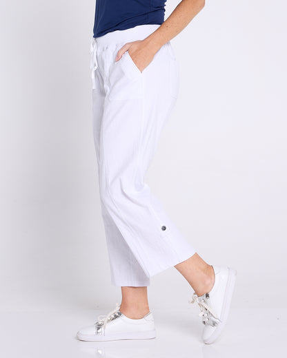 Sammy Cargo Capri - White