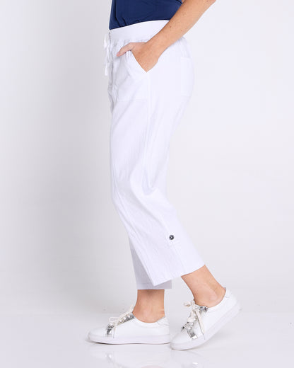 Sammy Cargo Capri - White