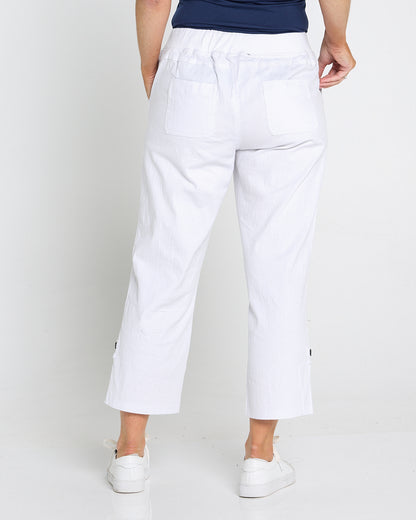 Sammy Cargo Capri - White