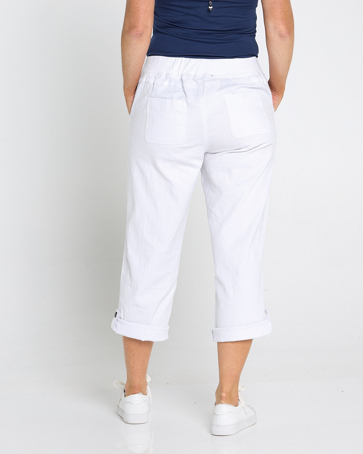 Sammy Cargo Capri - White
