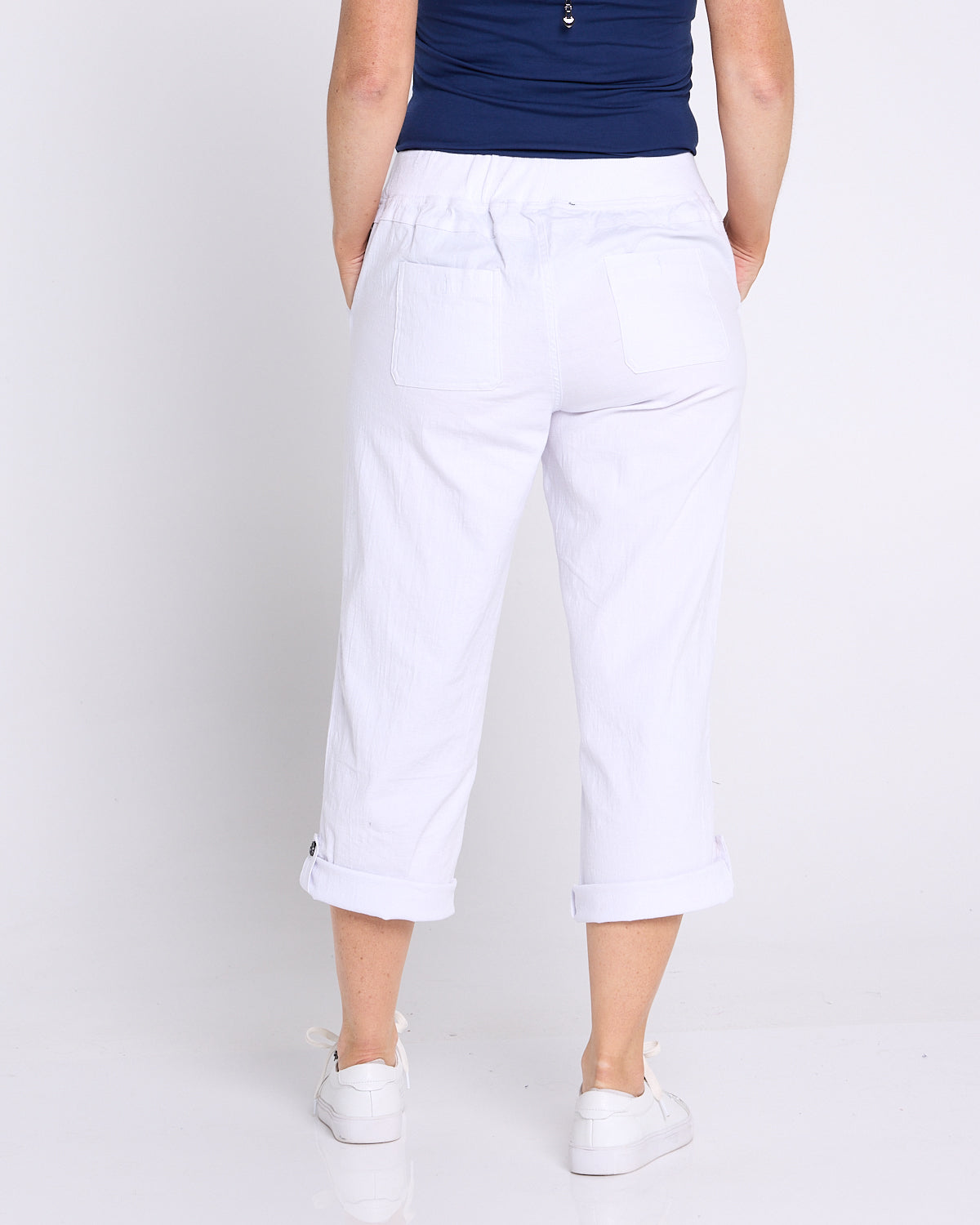 Sammy Cargo Capri - White