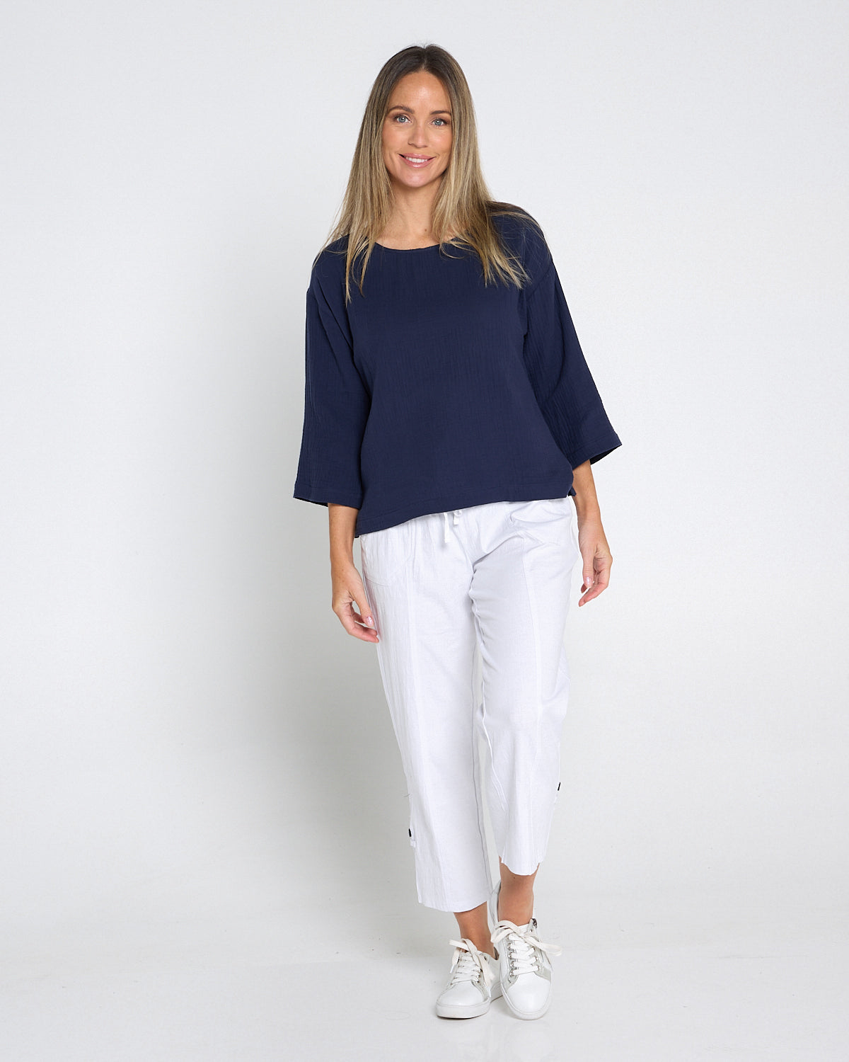 Sammy Cargo Capri - White