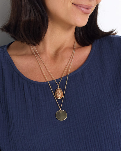 Coastal Charm Necklace - Gold