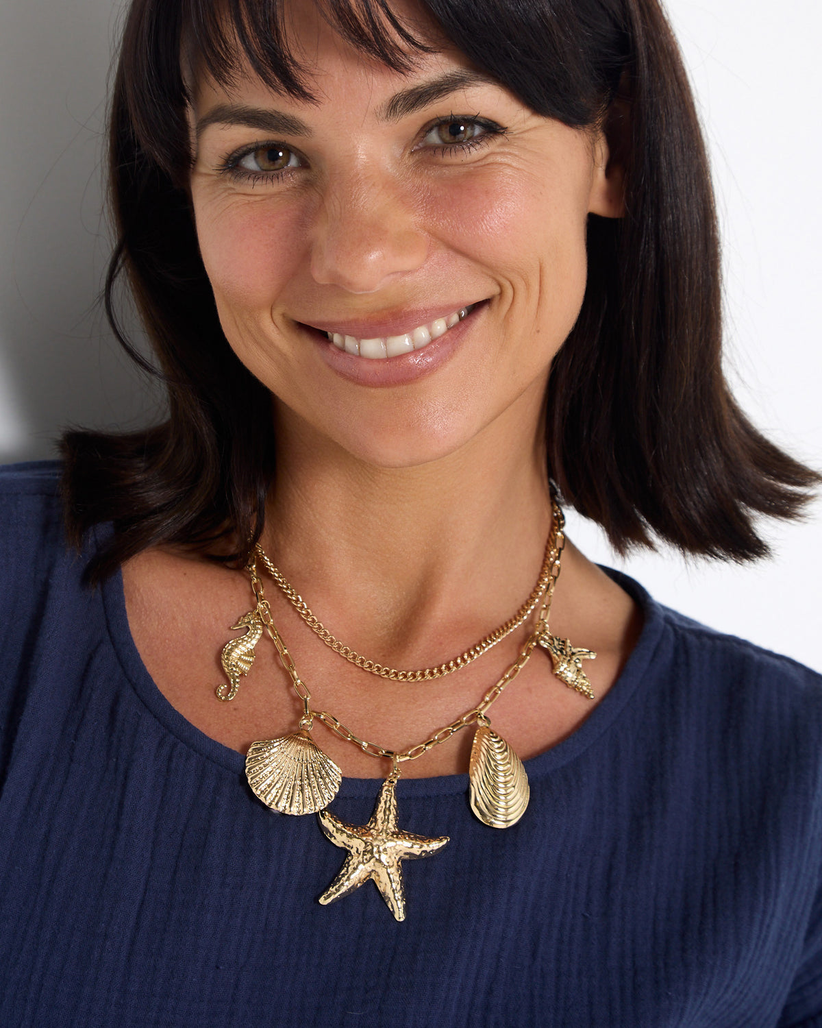 Ocean Treasure Necklace - Gold