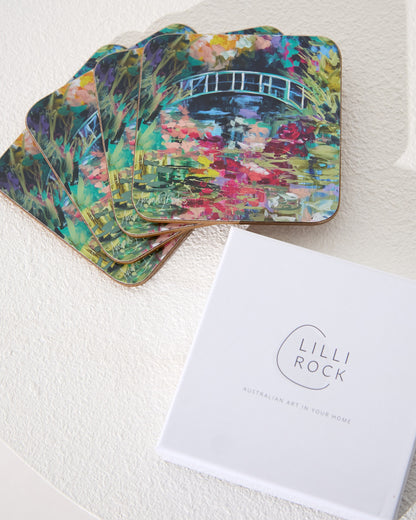 Set of 4 Coasters - Monet Memories