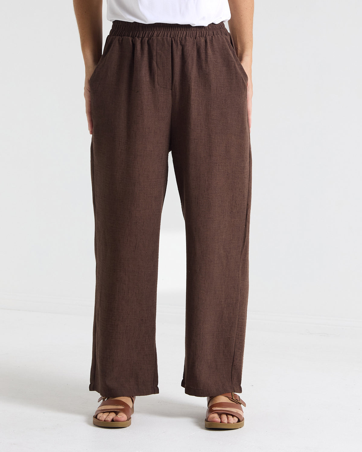 Lilah Relaxed Pants - Chocolate