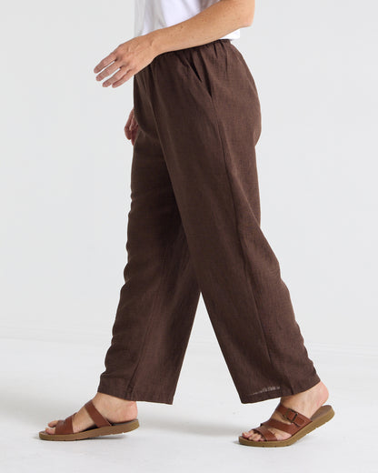 Lilah Relaxed Pants - Chocolate