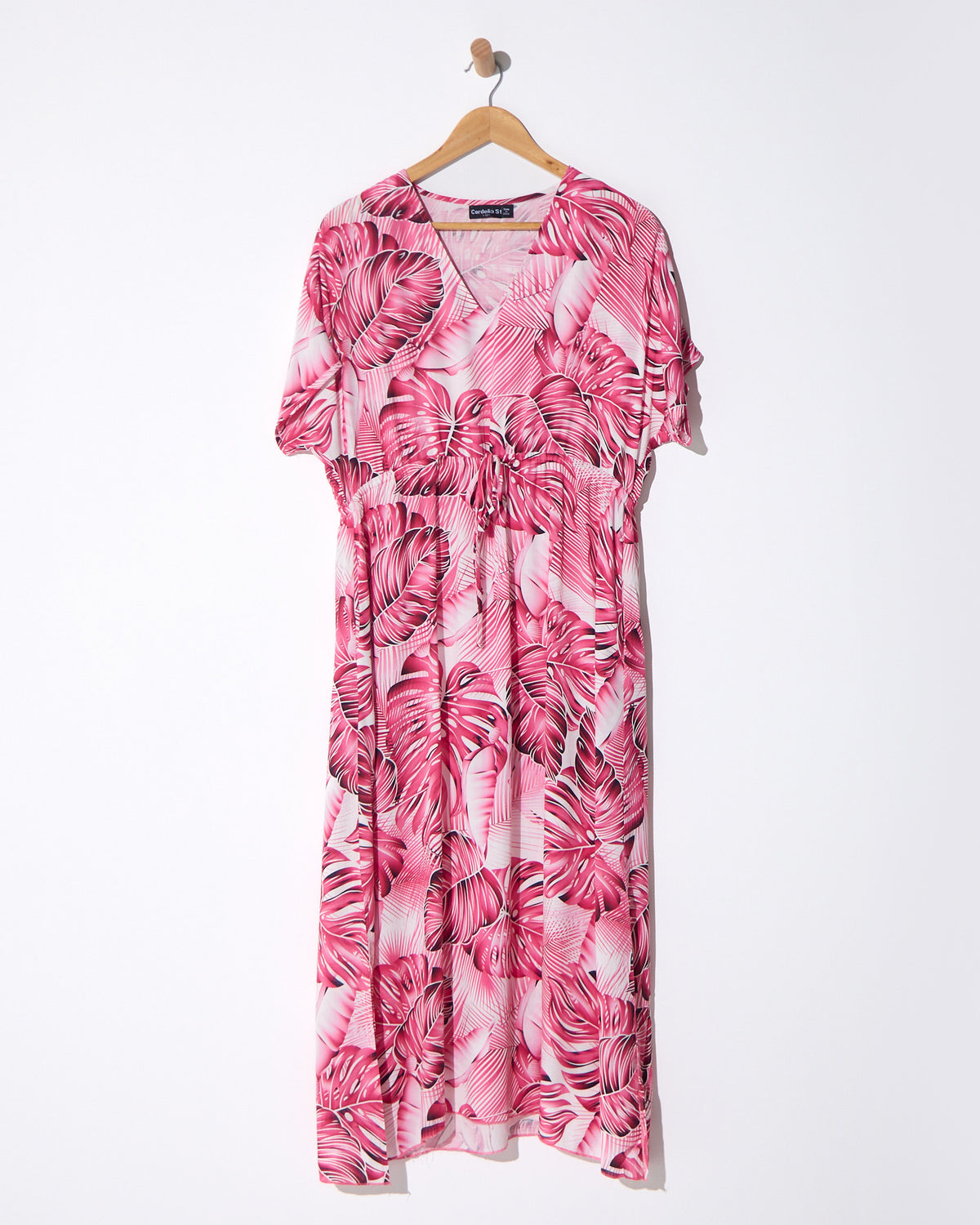 Sterling Dress - Pink Palms