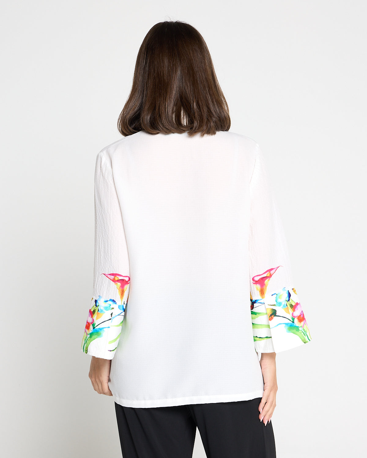 Lilly Print Shirt - White/Floral