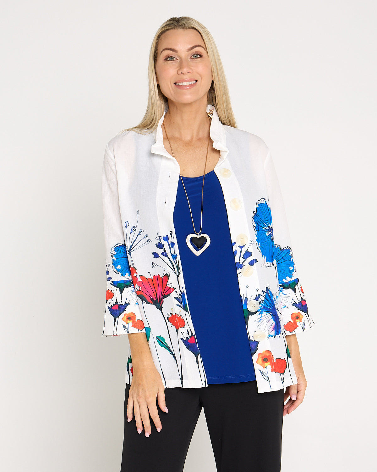 Royal Flower Print Shirt - Floral