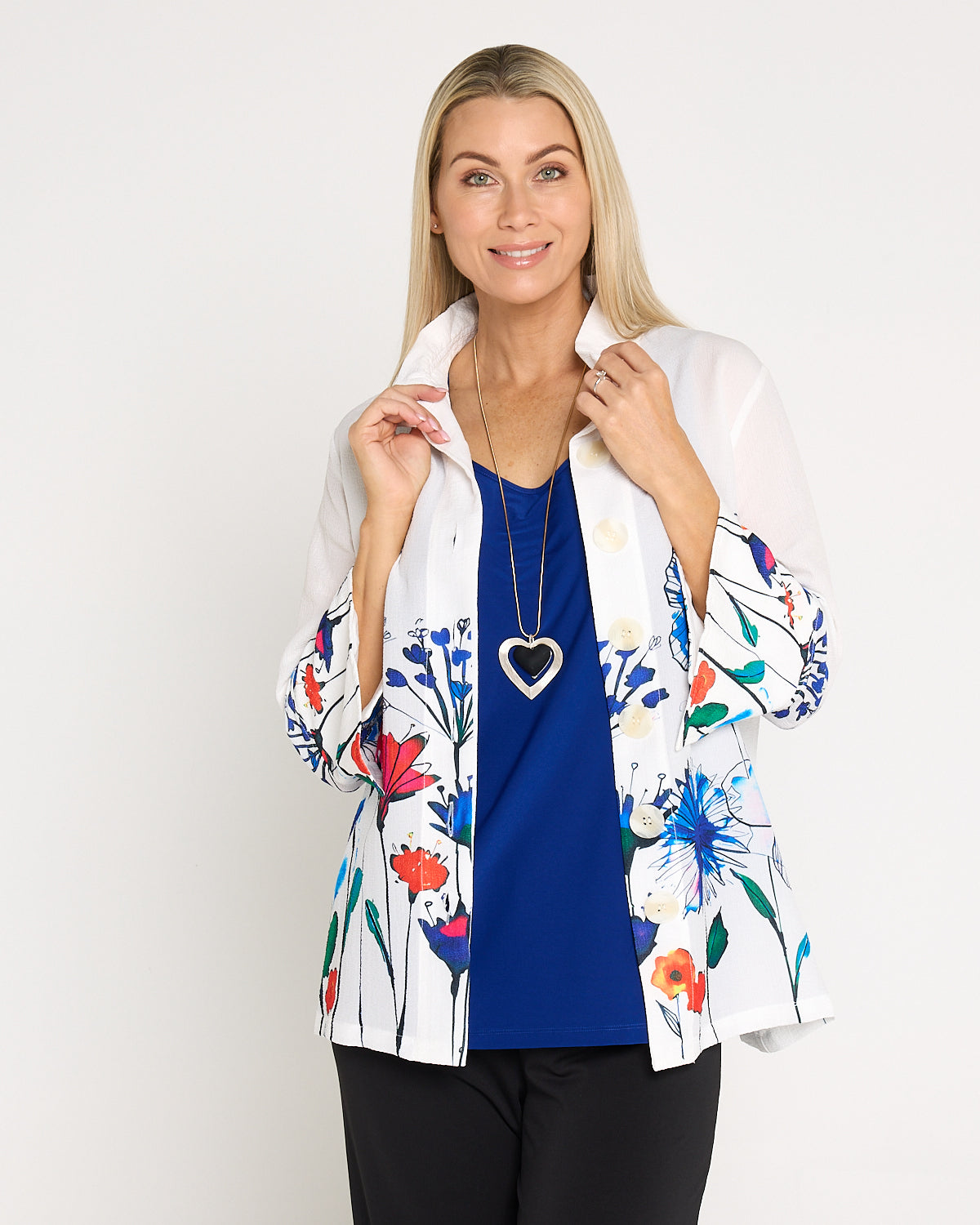 Royal Flower Print Shirt - Floral
