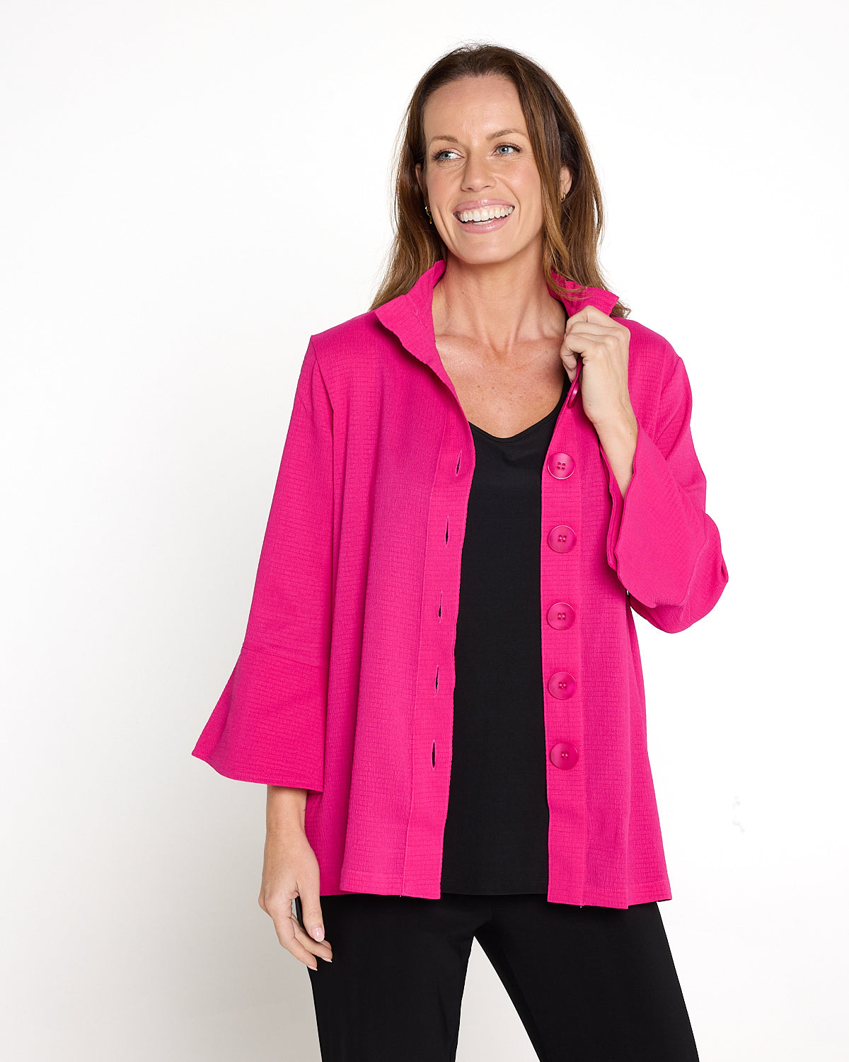Frankie Core Shirt - Hot Pink