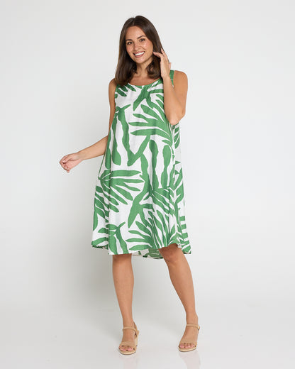 Summer Swing Dress - Sage