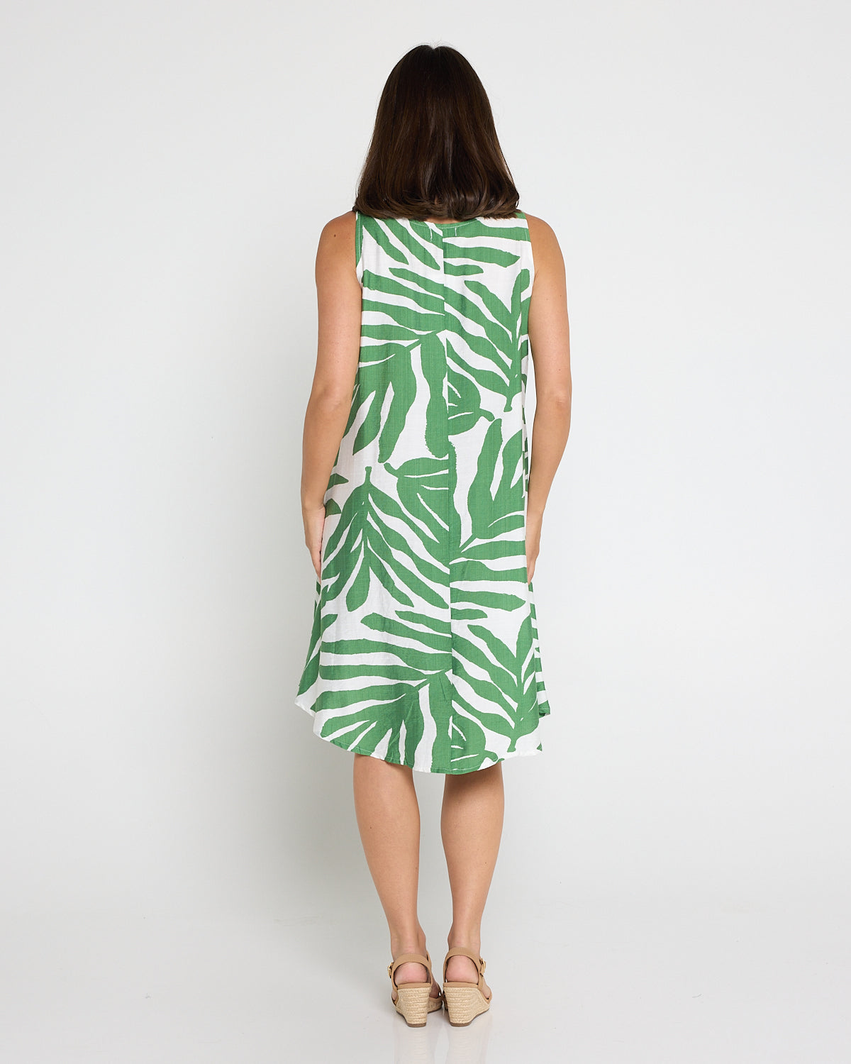 Summer Swing Dress - Sage