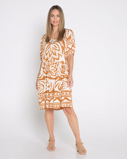 Alzamay Dress - Ochre Island