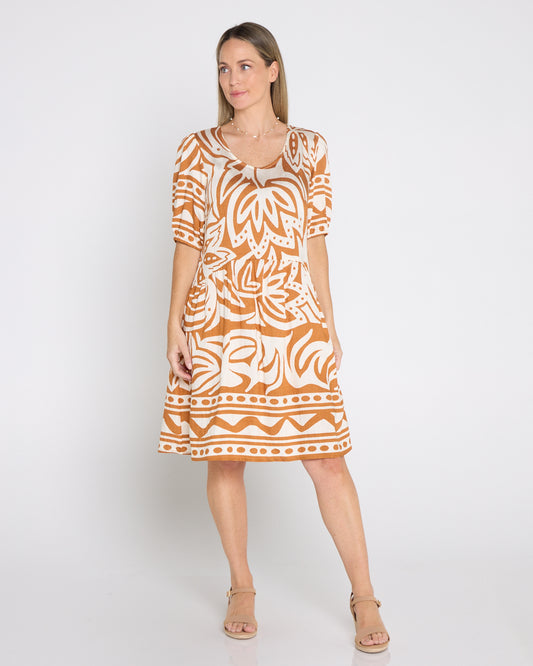 Alzamay Dress - Ochre Island