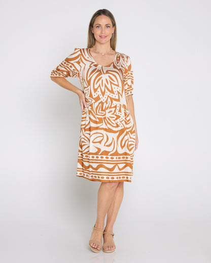 Alzamay Dress - Ochre Island